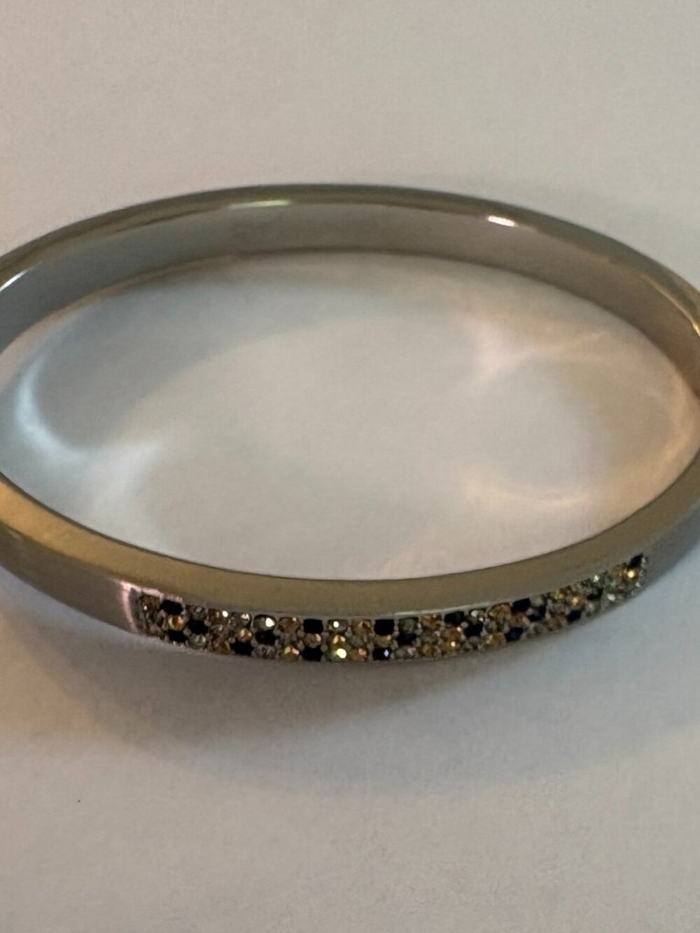 NWOT Marlyn Schiff silver-plated bangle